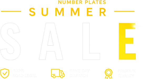 Number Plates Summer Sale — up to 20% off
